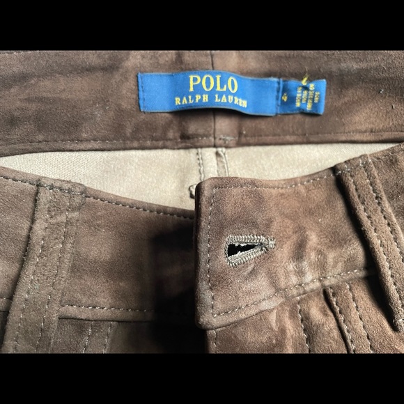 Ralph Lauren suede cargo pant - Picture 6 of 6